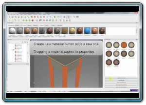 Material management in SimLab Composer