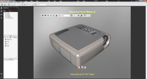 3D PDF from Rhino