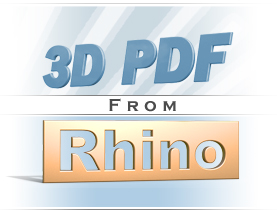 3D PDF from Rhino logo