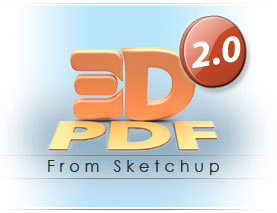 3D PDF from Sketchup logo