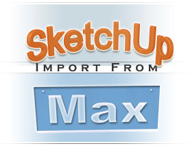 SketchUp import from 3ds Max logo