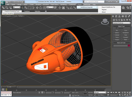 SolidWorks Importer for 3DS Max