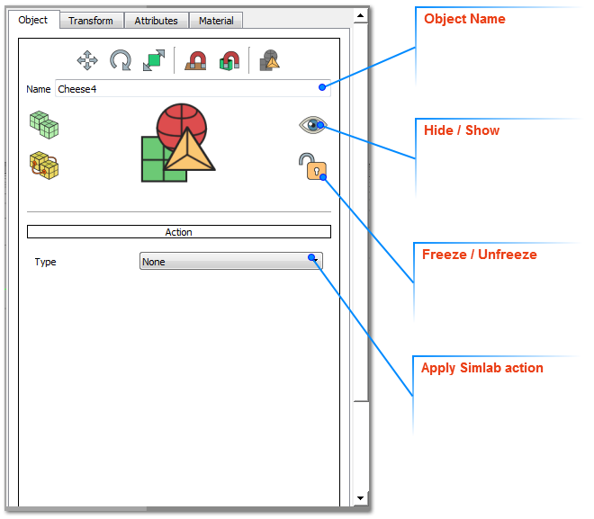 Viewing 3D object properties