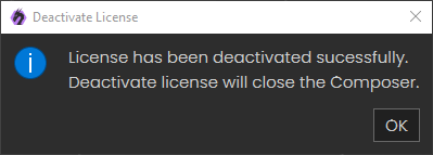 now the user can successfully use his license on another machine.