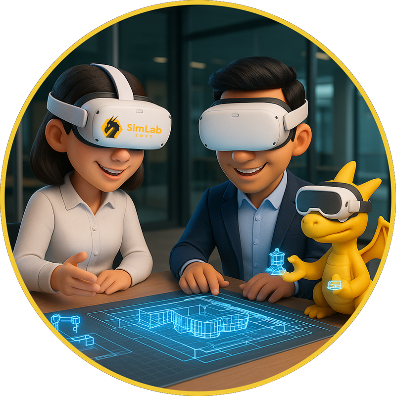 Book your meeting with the SimLab Soft team and let us help you to find your answers and best VR solutions