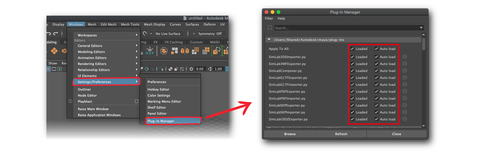Simlab 3D Plugins - 3ds importer for