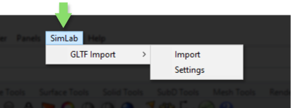 How to get it and use SimLab GLTF Importer Rhino