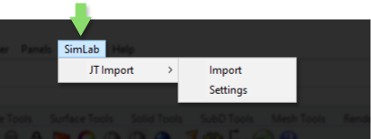 How to get it and use SimLab JT Importer Rhino