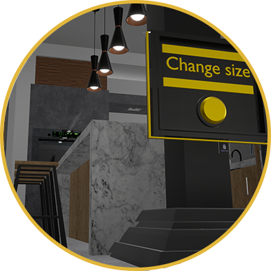 Create a unique experience for the user to explore his surroundings from multiple different perspectives.