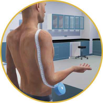 SimLab Soft VR Store Medical/Nursing Anthropometric measurements VR Experience