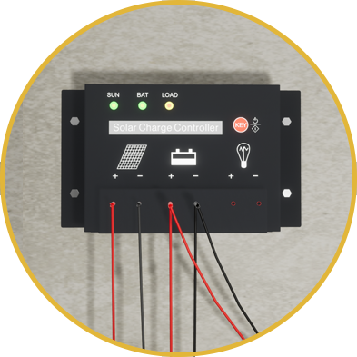 Connect solar panels, regulator, and inverter, practice electric configurations, and test an off-grid solar system for real-world application.
