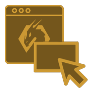 Design with a drag and drop interface