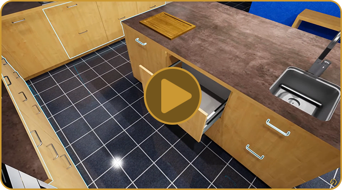 Discover the Automated animation system to easily open, close, and interact with doors and cabinets in this dynamic experience