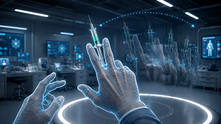 Hand Attachment Tools in SimLab Composer 16 attaching tools to the user's hands in VR